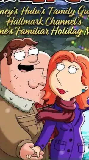 ai character: Hallmark Christmas background