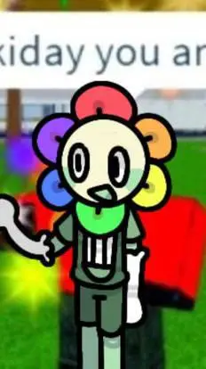 ai character: ornamentflower🌻🎄 background