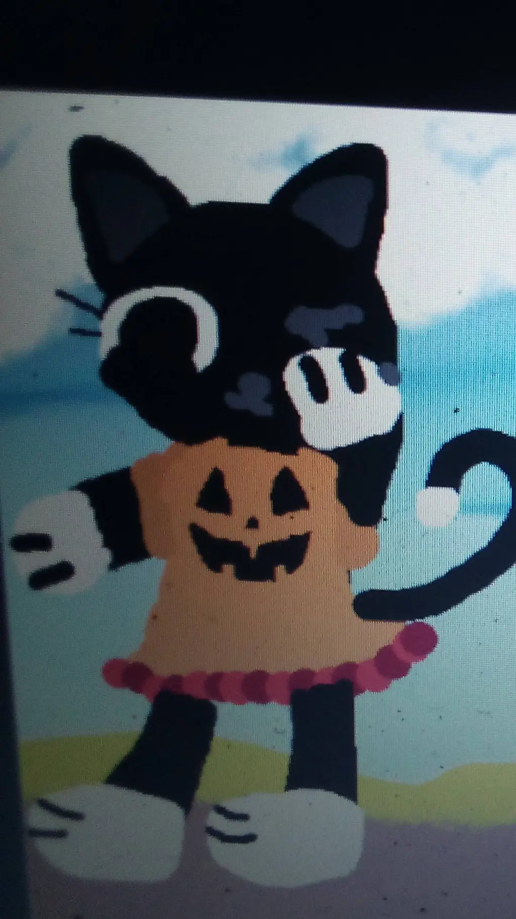 ai character: dw Halloween+My OC background
