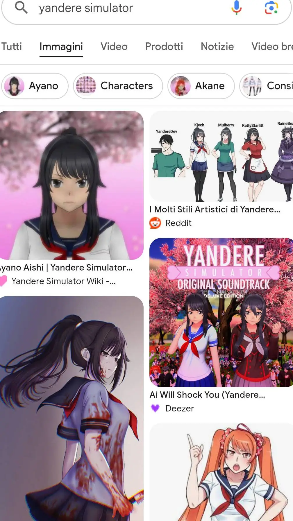 ai character: Yandere Simulator background