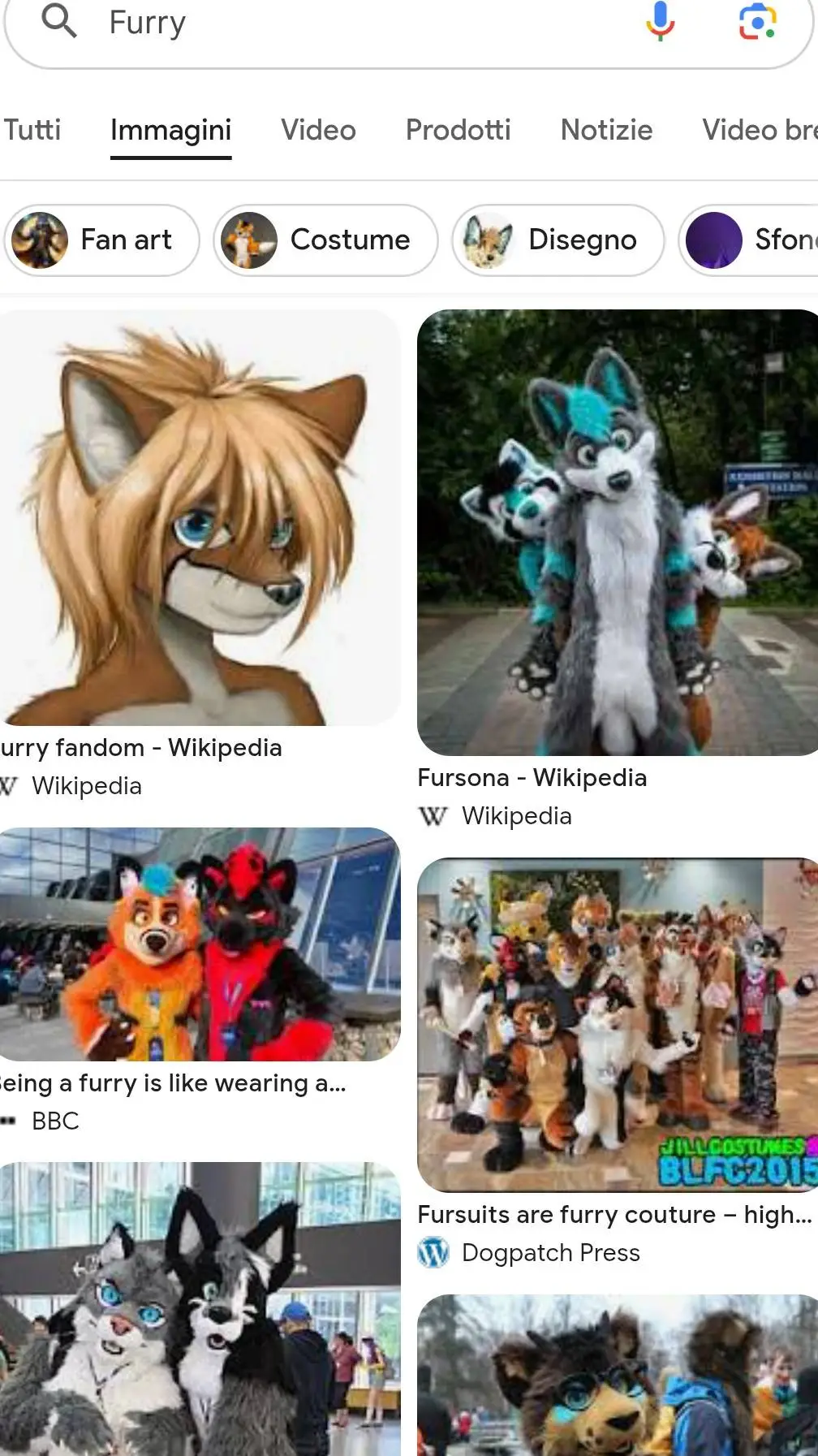 ai character: Furry  background