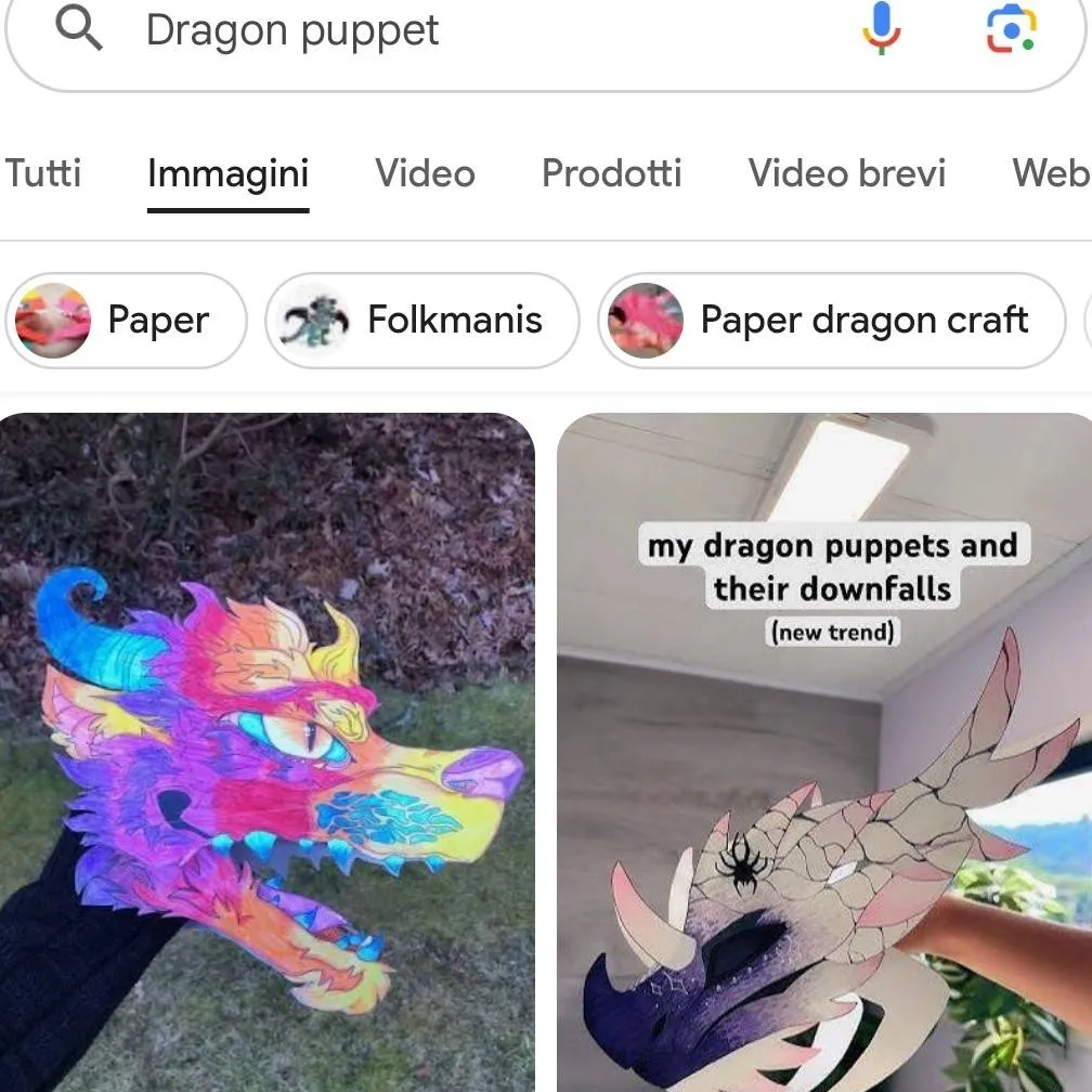 chat with ai character: Dragon puppet