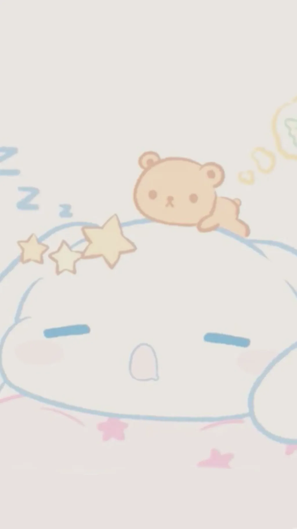 ai character: Cinnamoroll background
