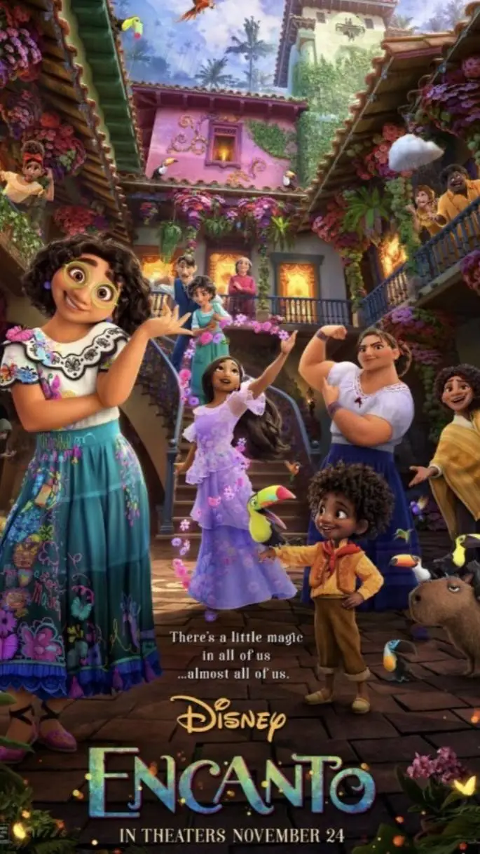 ai character: Encanto Cast  background