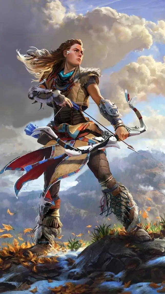 ai character: Horizon zero dawn background