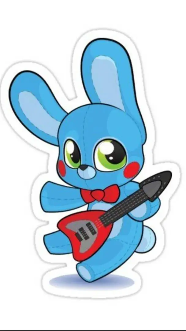 ai character: toy Bonnie  background
