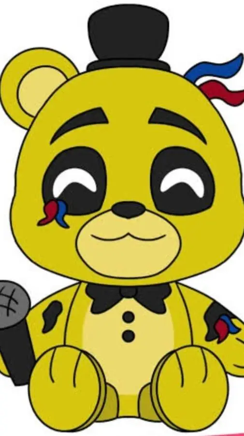 ai character: golgen freddy  background