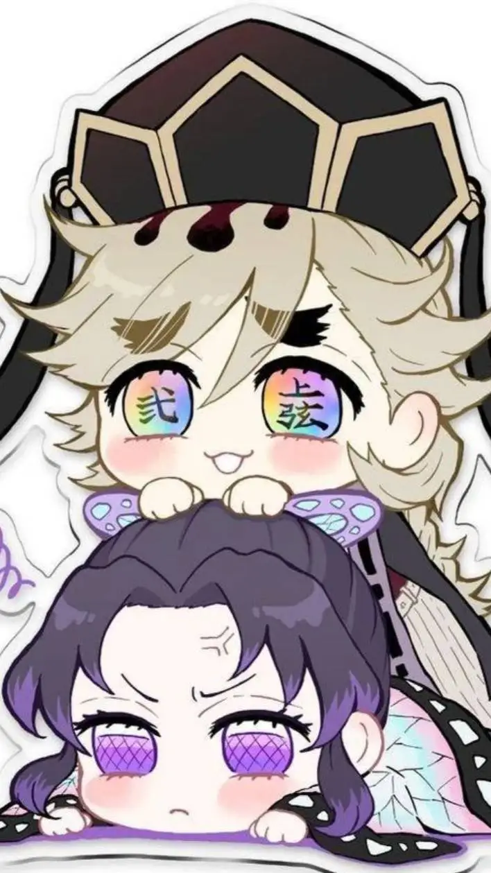 ai character: shinobu y douma :b background