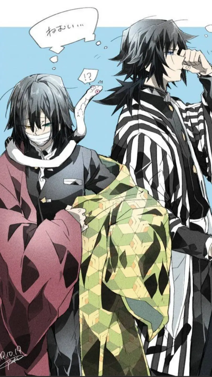 ai character: 🐍{obagiyuu}🌊 background
