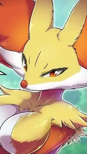 ai character: delphox  background