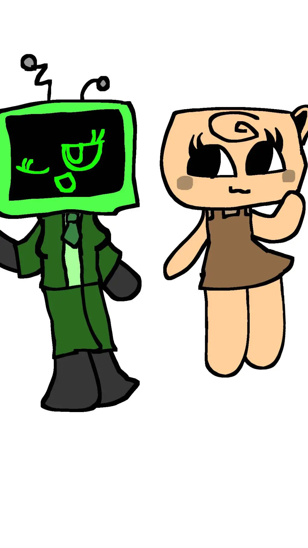 ai character: vee,tisha,shelly background