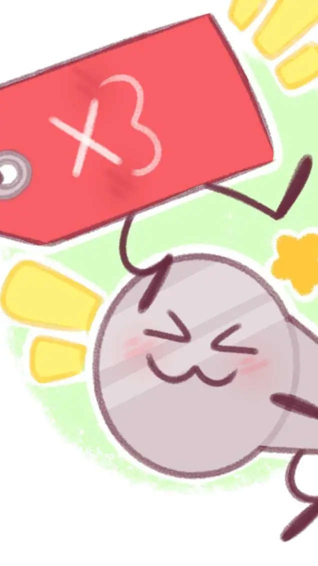 ai character: PRICE TAG & NAILY background