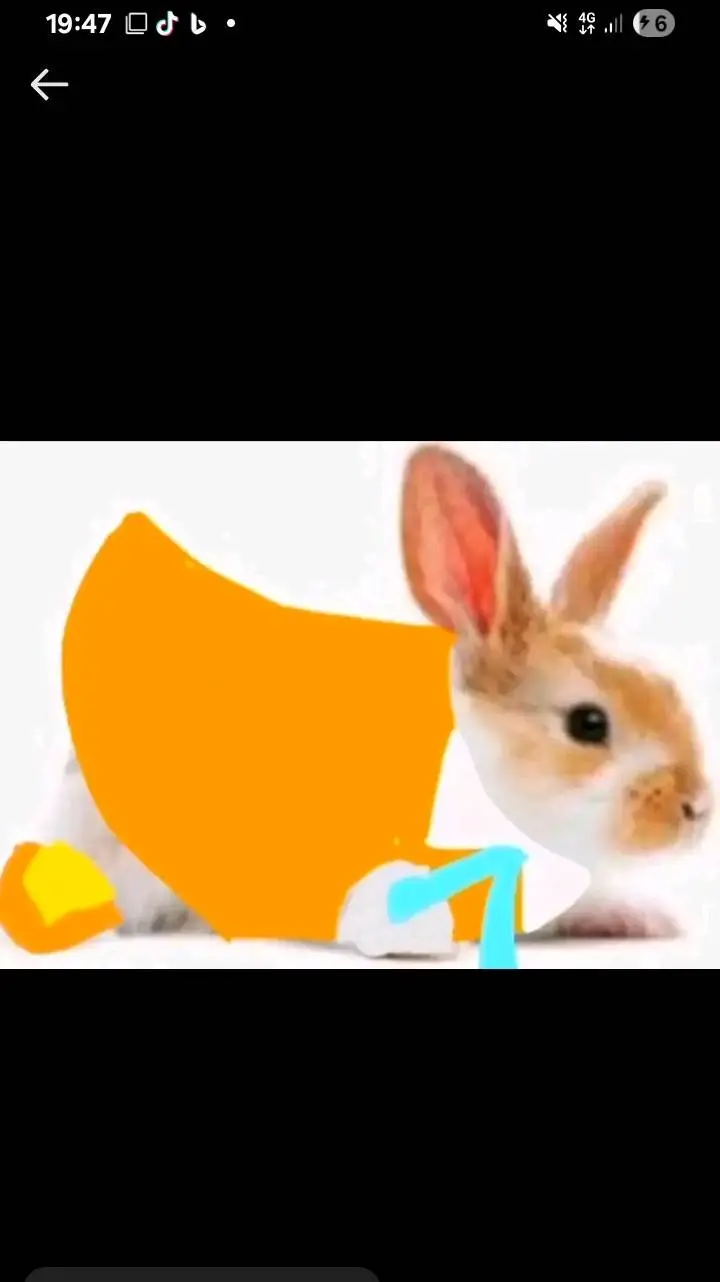 ai character: 🐇Cream the rabbit🐇 background