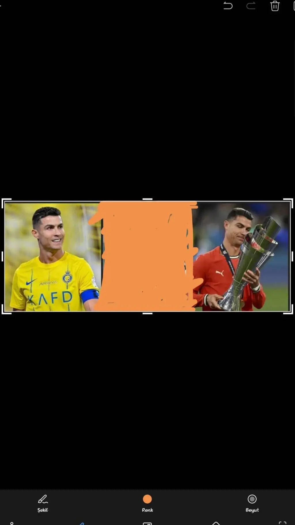 ai character: Ronaldo  background