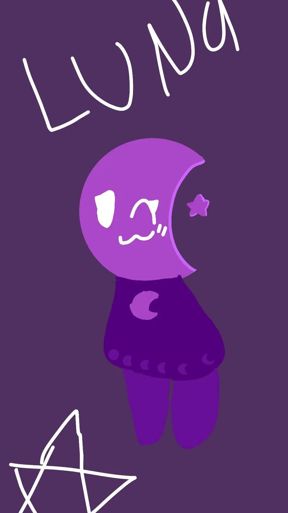 ai character: luna jsab oc background
