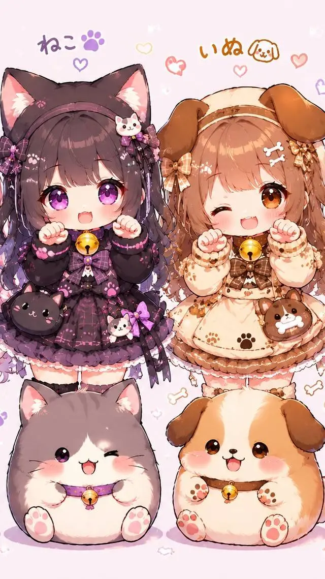 ai character: animalgrils background