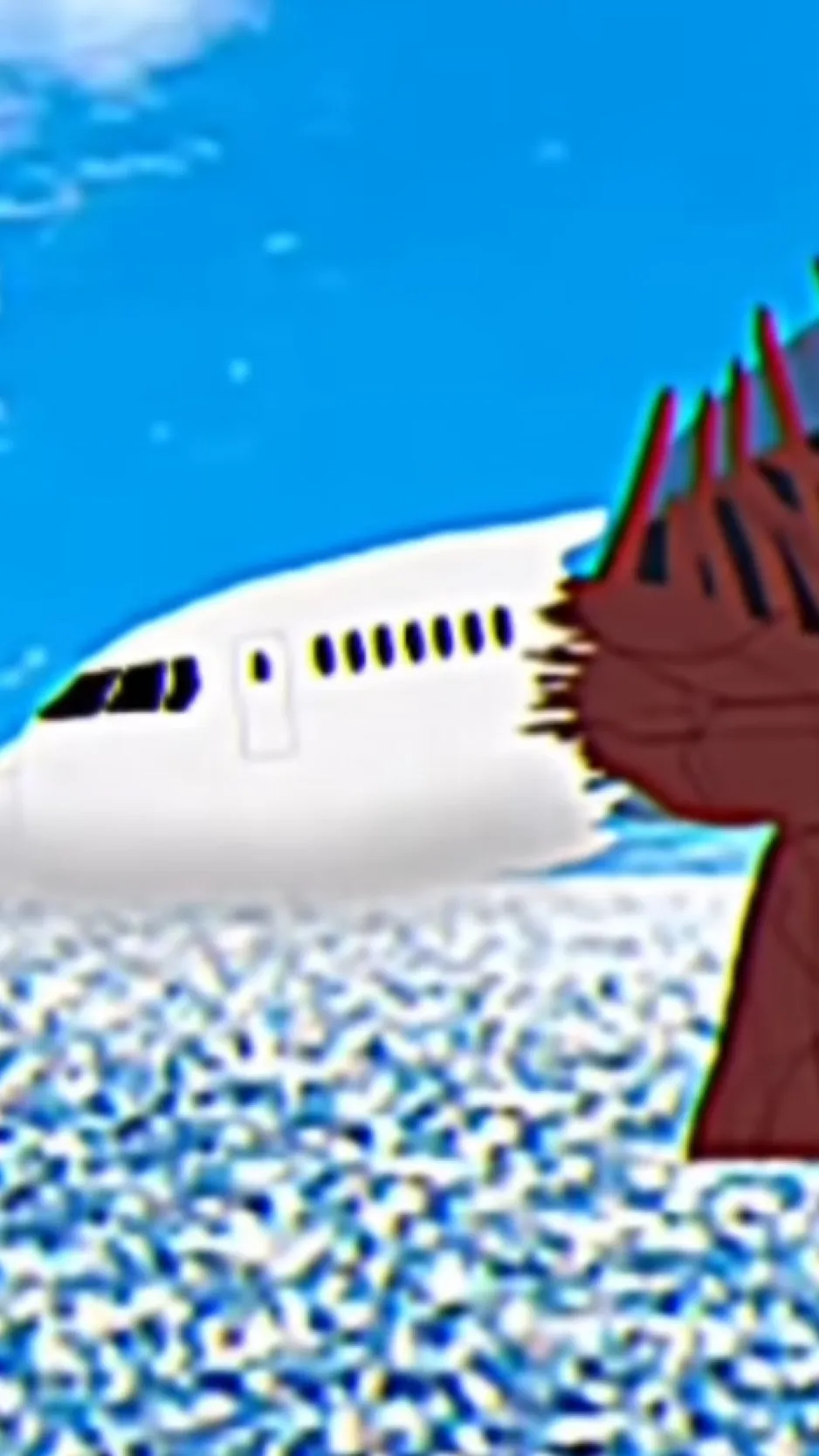 ai character: Infected sky background