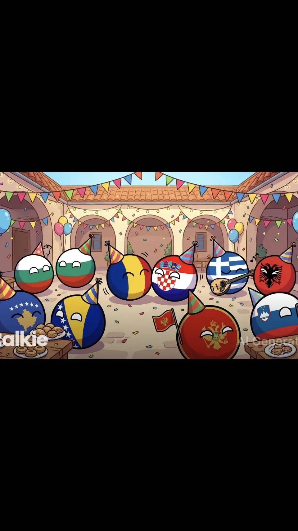 ai character: Countryballs Slav background