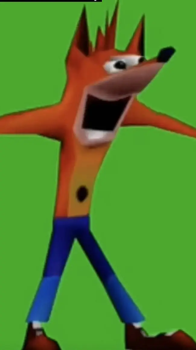 ai character: Crash Bandicot background
