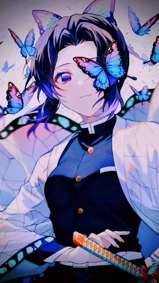 ai character: Shinobu Kocho 🦋 background