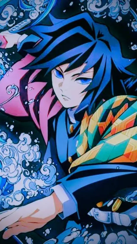 ai character: Giyu Tomioka  🌊💧 background