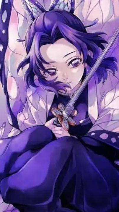 ai character: Shinobu VS Douma  background