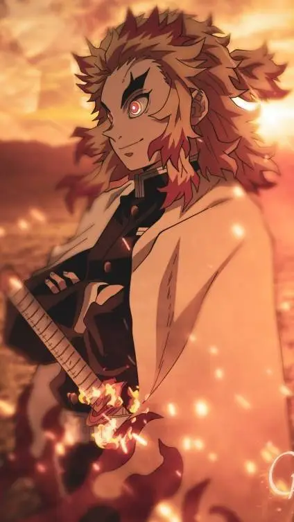 ai character: Kyojuro Rengoku background