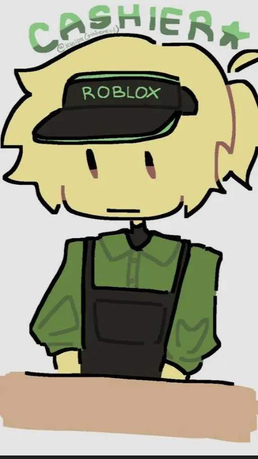 ai character: 🏪💵 cashier💵🏪 background