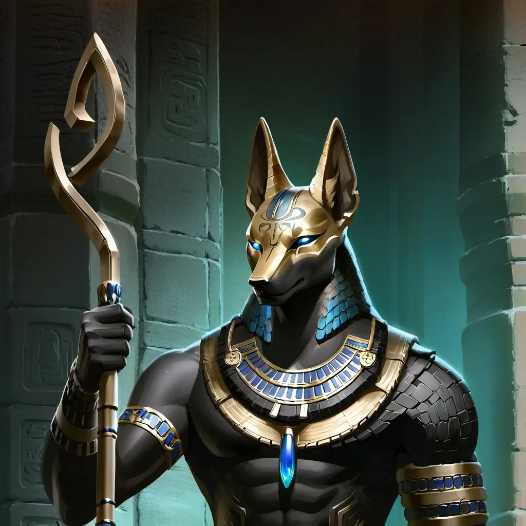 chat with ai character: anubis