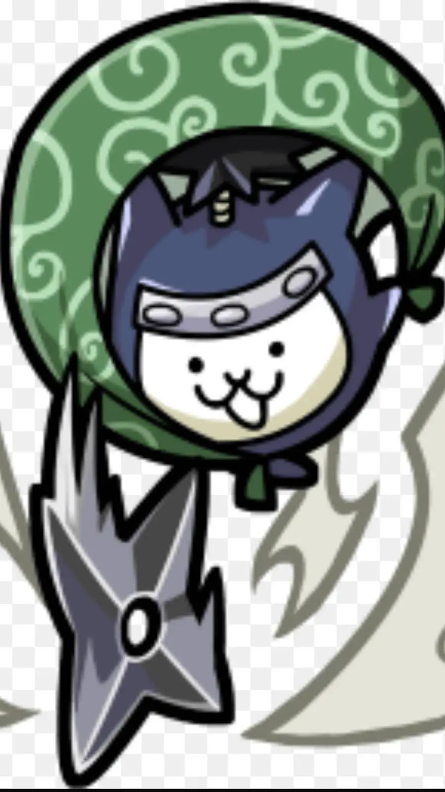 ai character: gato ninja background