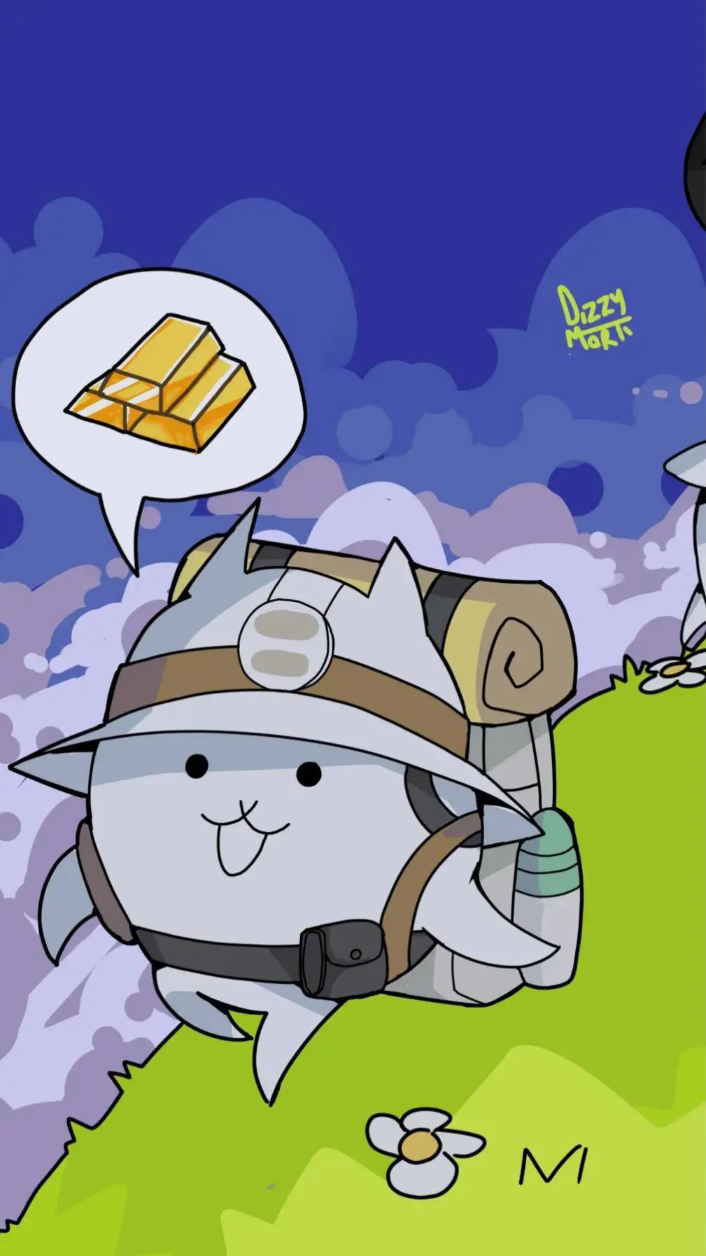 ai character: gamatoto(espanish) background