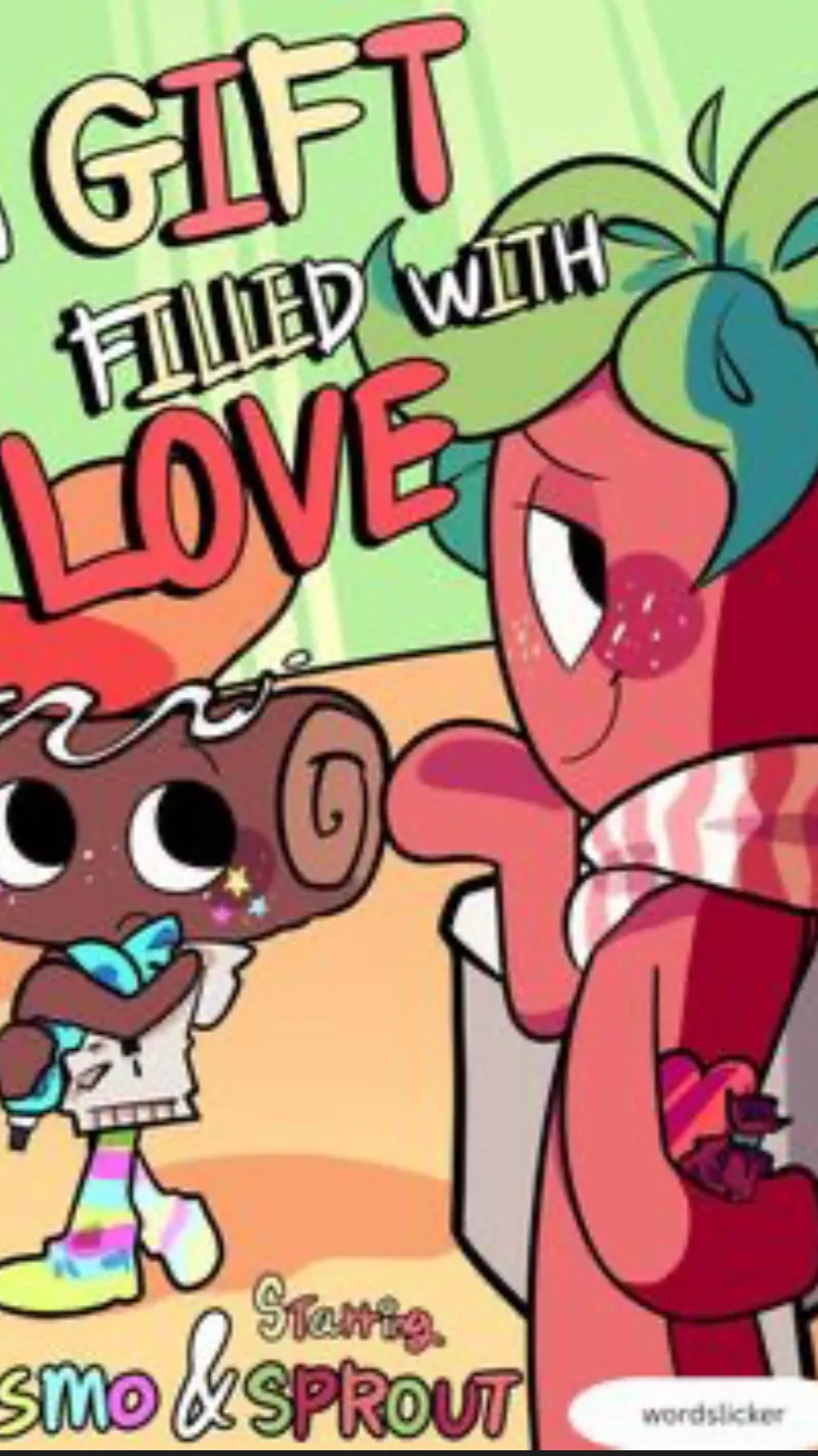 ai character: Cosmo X sprout  background