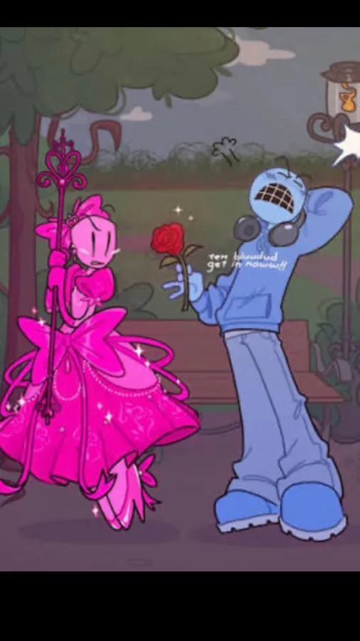 ai character: Sing the lyrics  background