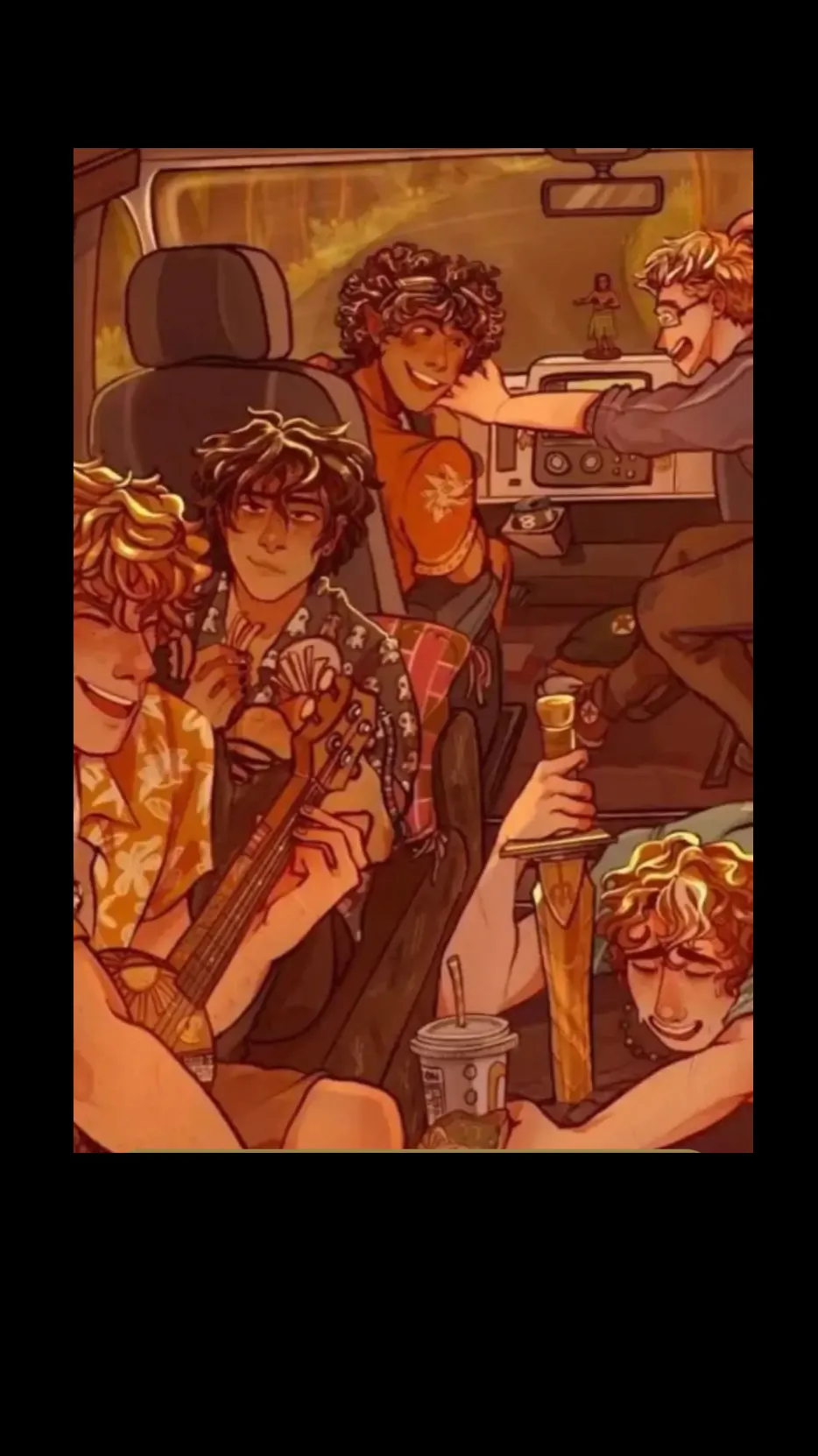 ai character: PJO ROAD TRIP background