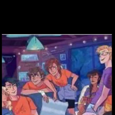 chat with ai character: Pjo sleepover