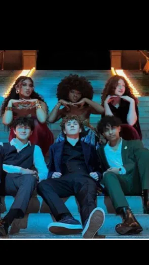 ai character: PJO cast baking  background