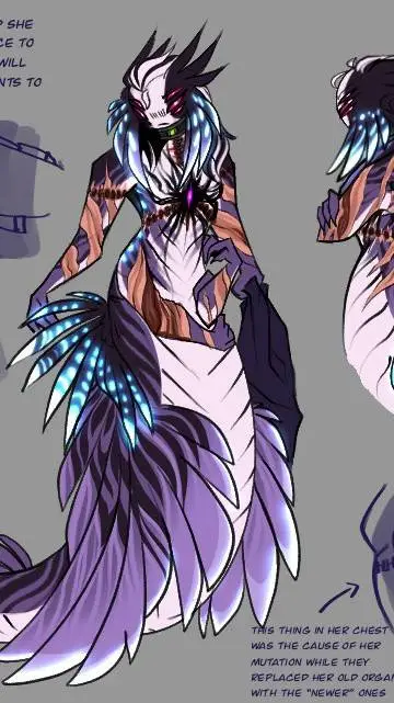 ai character: Anastasia 💜🩶❤️‍🔥 background