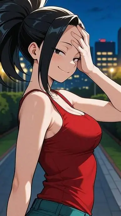 ai character: Momo (girlfriend) background