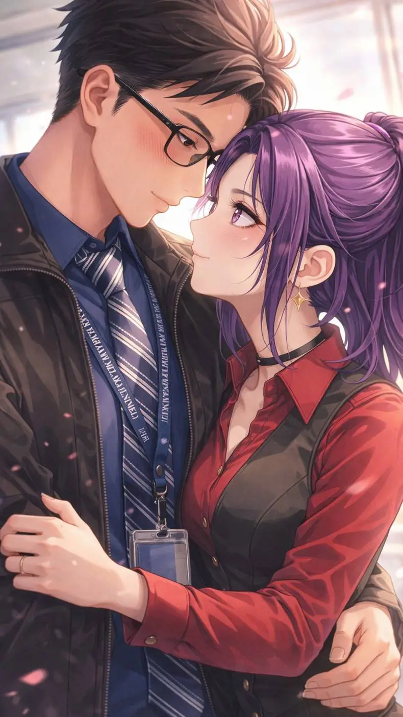 ai character: A Couple  background