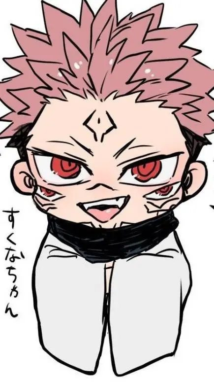 ai character: baby Sukuna  background