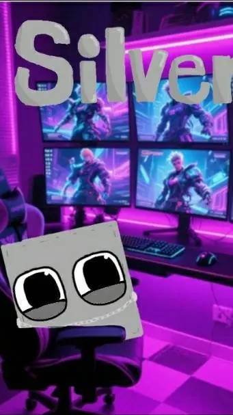 ai character: Silver background