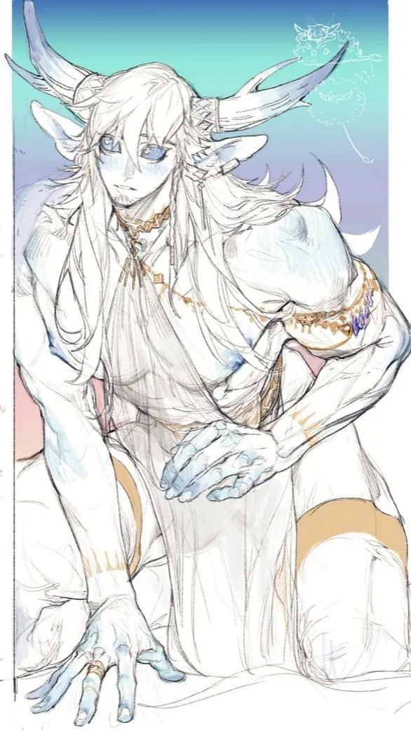 ai character: 🧊🌒PLUTO🐳 ✨ background