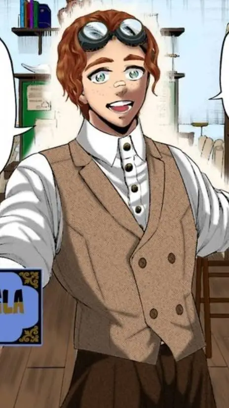 ai character: Dane Tesla  background