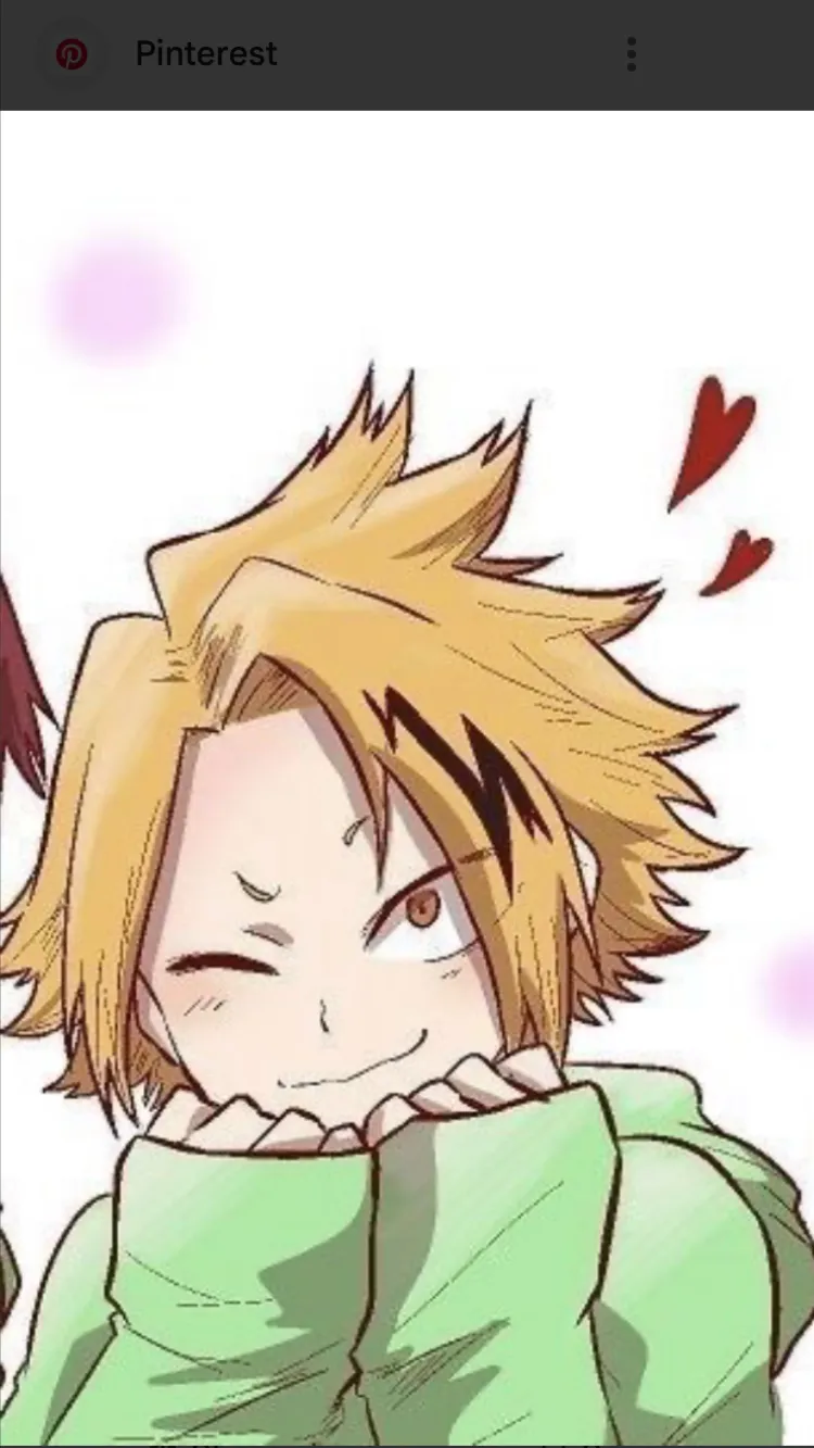 ai character: Denki kaminari background