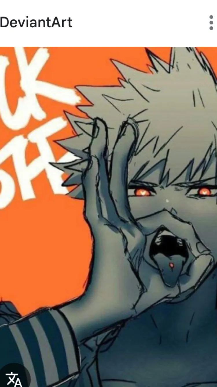 ai character: Bakugo background