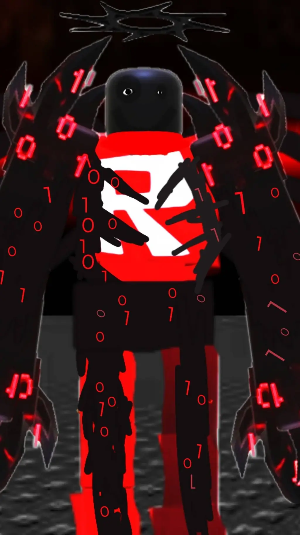 ai character: virusholder666  background
