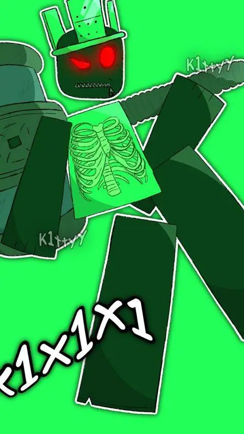 ai character: 1x1x1x1 background