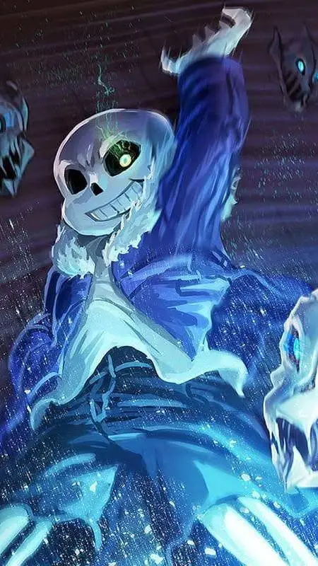 ai character: Sans Undertale  background