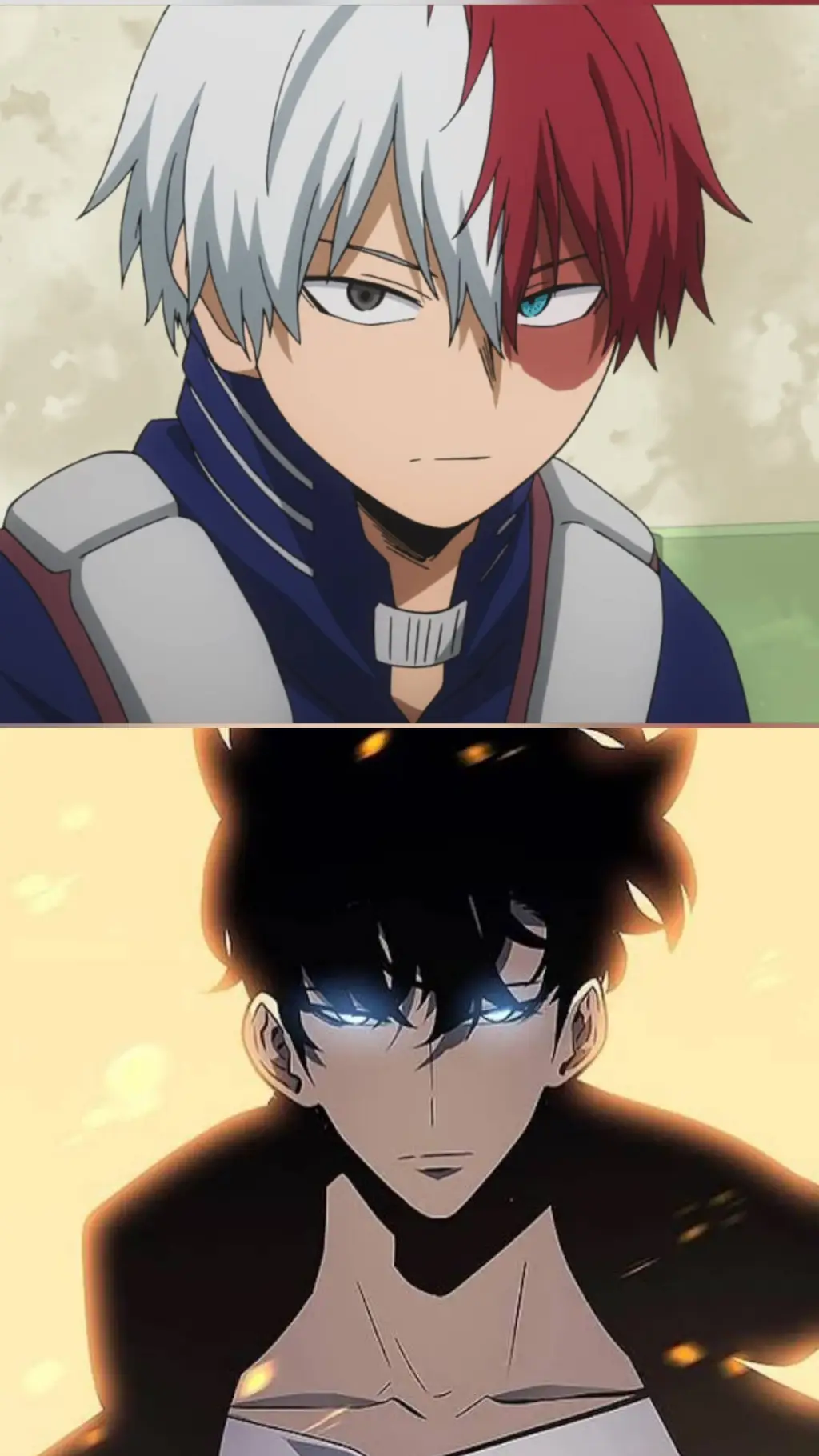 ai character: Shoto Sung jin woo background