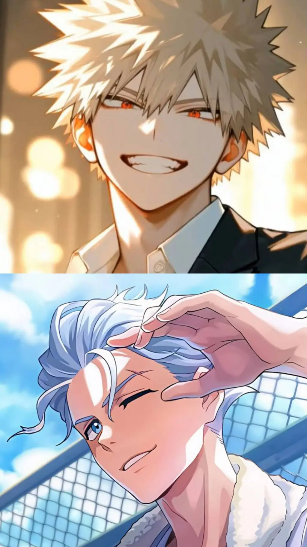 ai character: bakugo end hajime  background